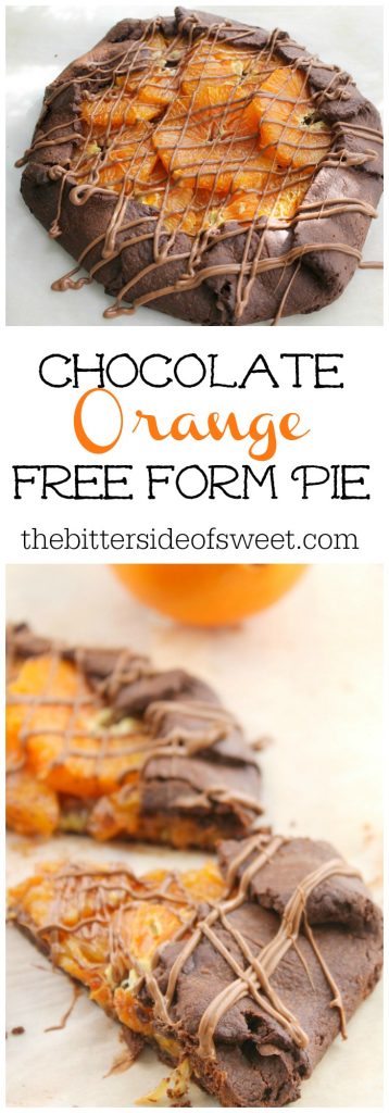 Chocolate Orange Free Form Pie | The Bitter Side of Sweet