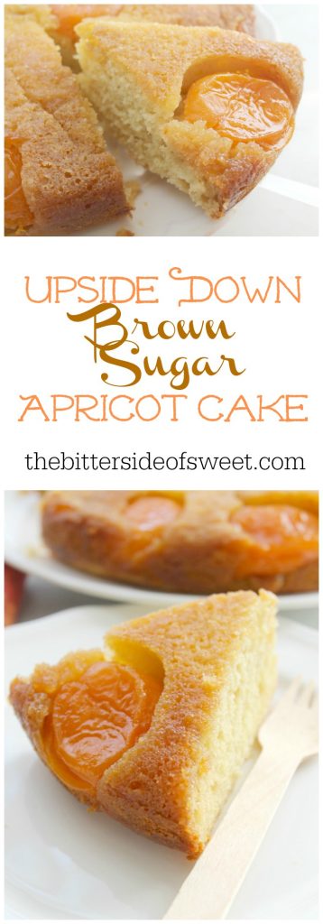 Upside Down Brown Sugar Apricot Cake | The Bitter Side of Sweet