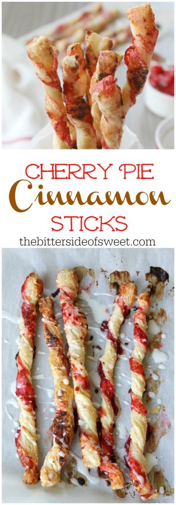 Cherry Pie Cinnamon Sticks  