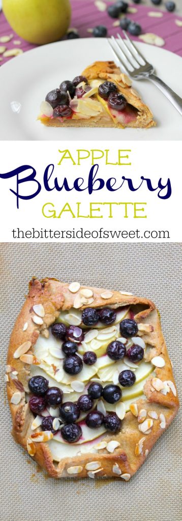 Apple Blueberry Galette | The Bitter Side of Sweet