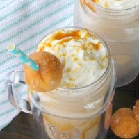 Salted Caramel Donut Holes Frappe