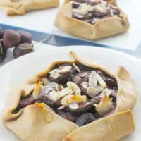 Mini Cherry Almond Galettes #SummerDessertWeek
