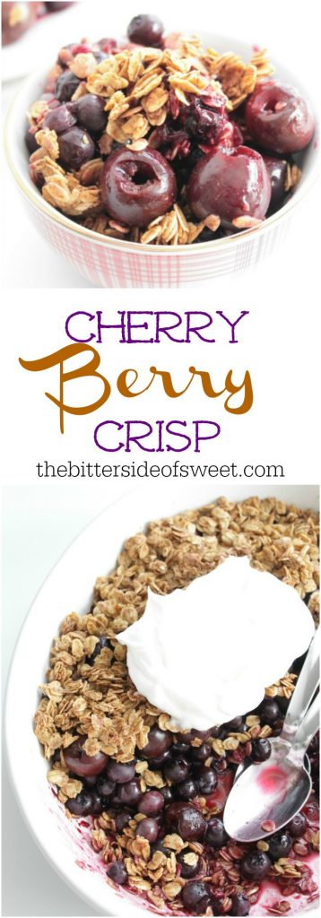 Cherry Berry Crisp | The Bitter Side of Sweet