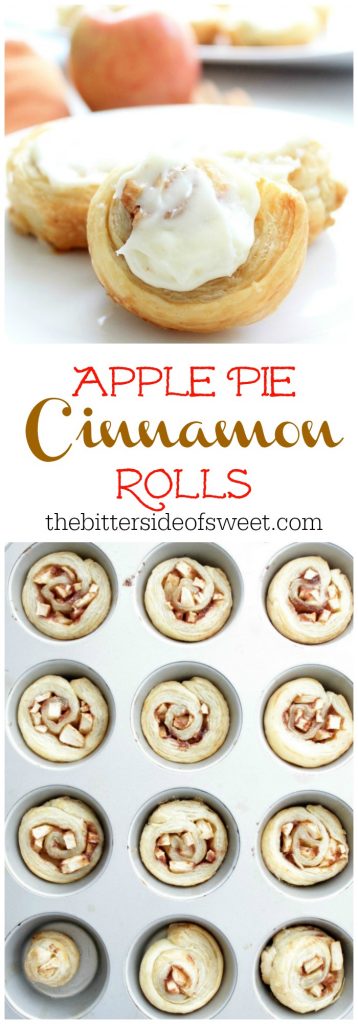 Apple Pie Cinnamon Rolls | The Bitter Side of Sweet