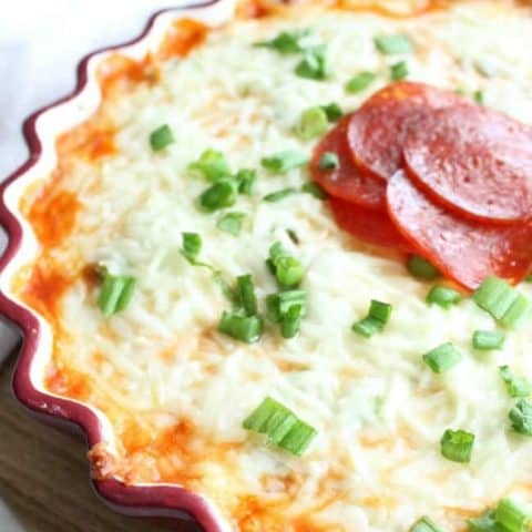 Easy Pepperoni Pizza Dip