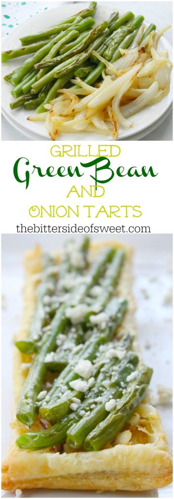 Grilled Green Beans and Onion Tarts | The Bitter Side of Sweet