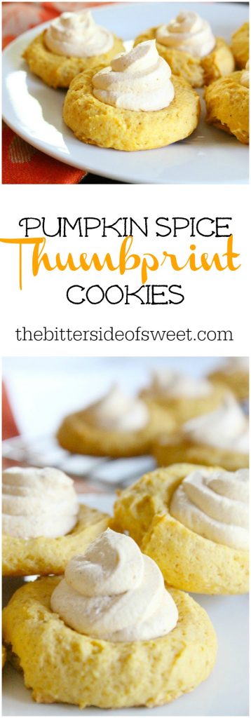 Pumpkin Spice Thumbprint Cookies