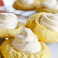 Pumpkin Spice Thumbprint Cookies