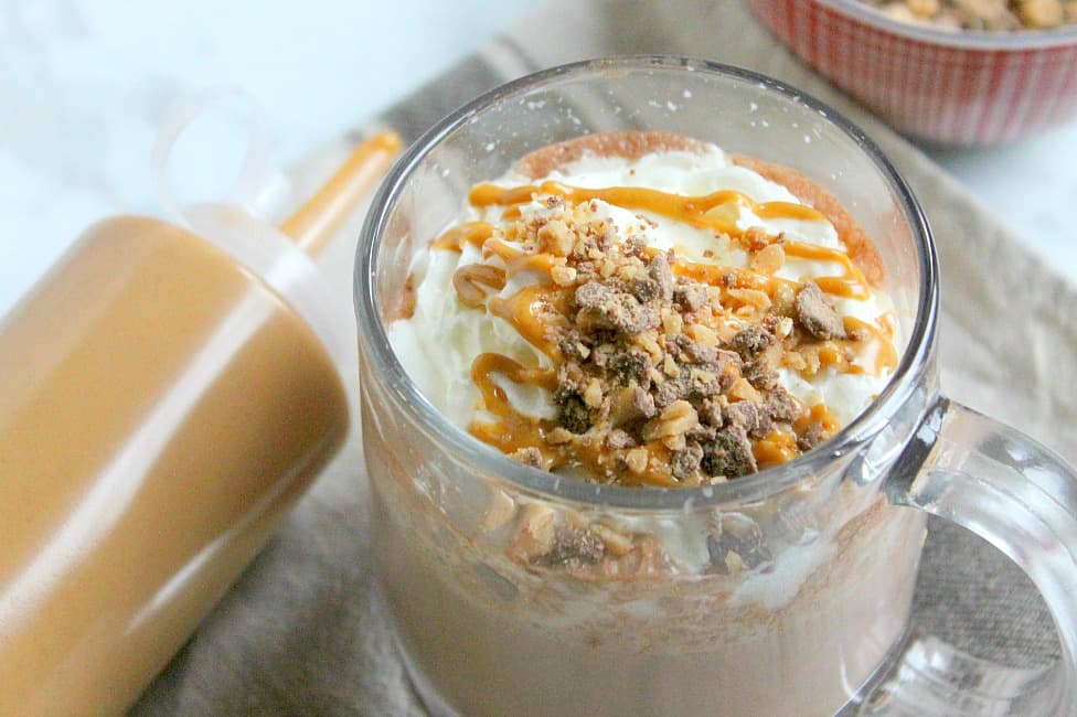 Peanut Butter Toffee Hot Chocolate Photo The Bitter Side of Sweet