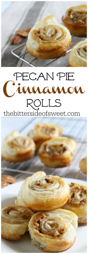 Pecan Pie Cinnamon Rolls | The Bitter Side of Sweet #pecan #pecanpie #breakfast #cinnamonrolls