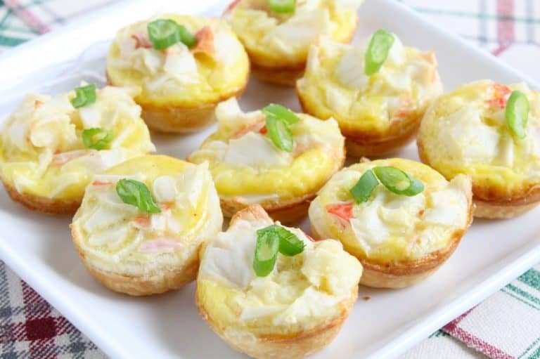 Mini Crab Quiche Tarts The Bitter Side of Sweet