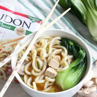 Tofu Teriyaki Noodle Soup | The Bitter Side of Sweet #ad #fortune #chefyaki