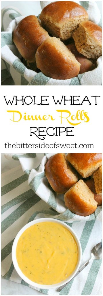 Whole Wheat Dinner Rolls Recipe | The Bitter Side of Sweet #ad #IdahoanSoups