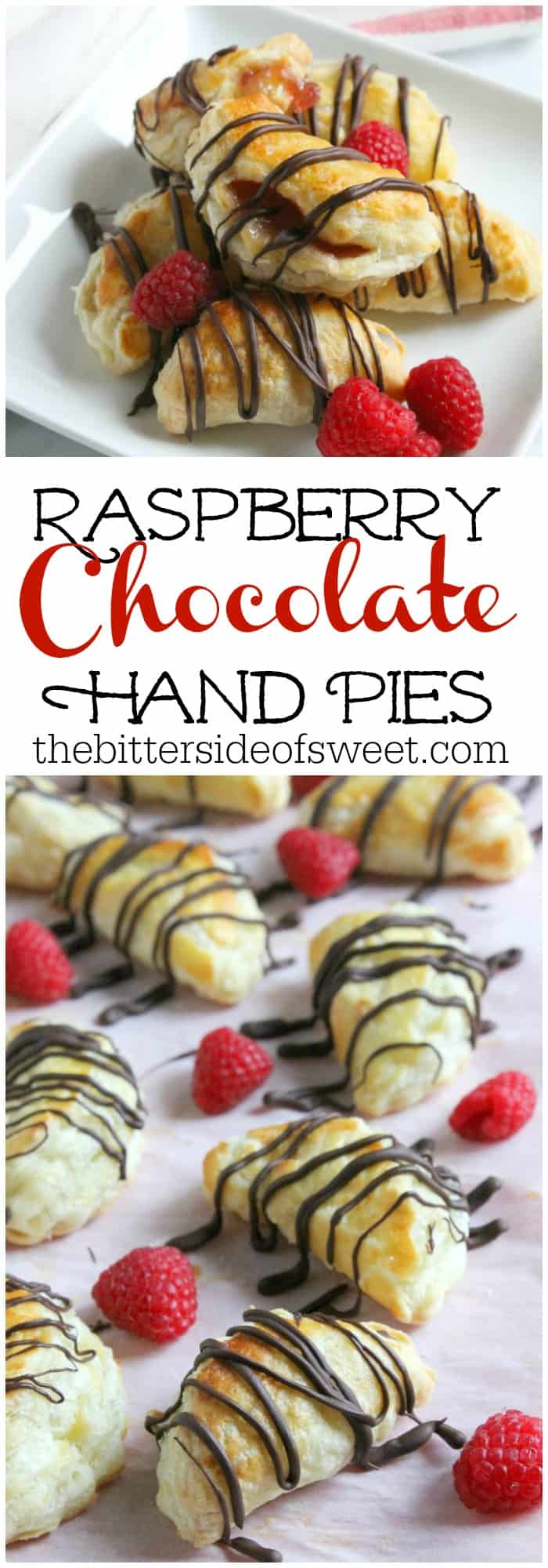 Raspberry Chocolate Hand Pies The Bitter Side of Sweet