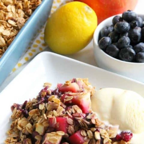 Apple Blueberry Crisp