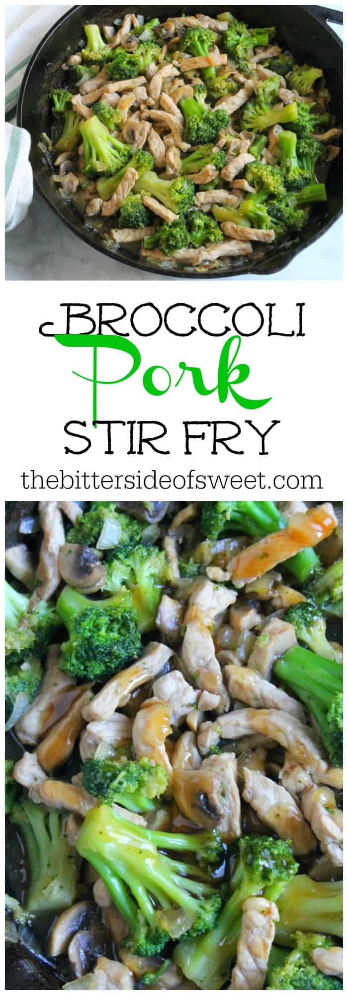 Broccoli Pork Stir Fry Image - The Bitter Side of Sweet