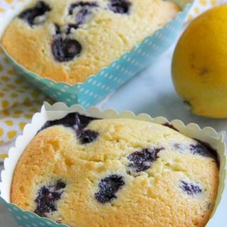 Mini Lemon Blueberry Pound Cakes