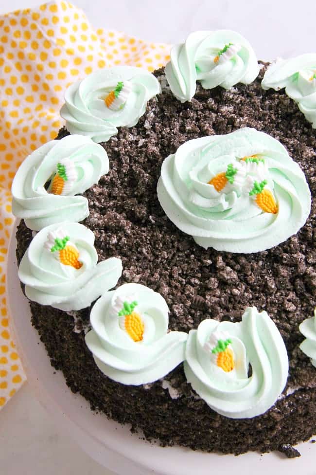 Spring Oreo Ice Cream Cake