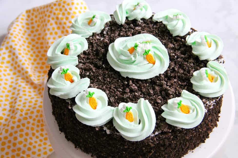 Spring Oreo Ice Cream Cake