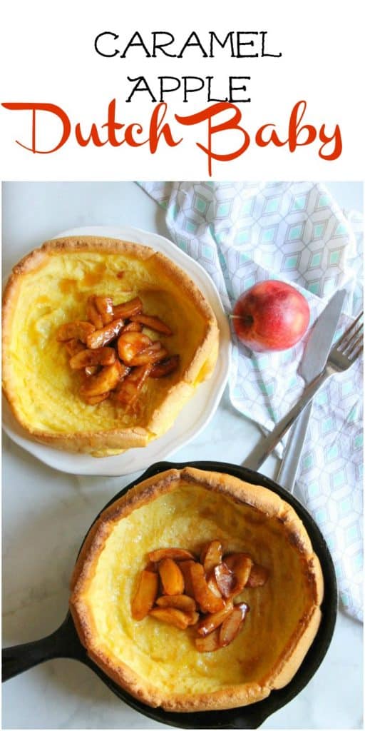 Caramel Apple Dutch Baby