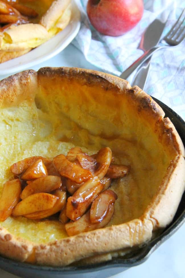 Caramel Apple Dutch Baby