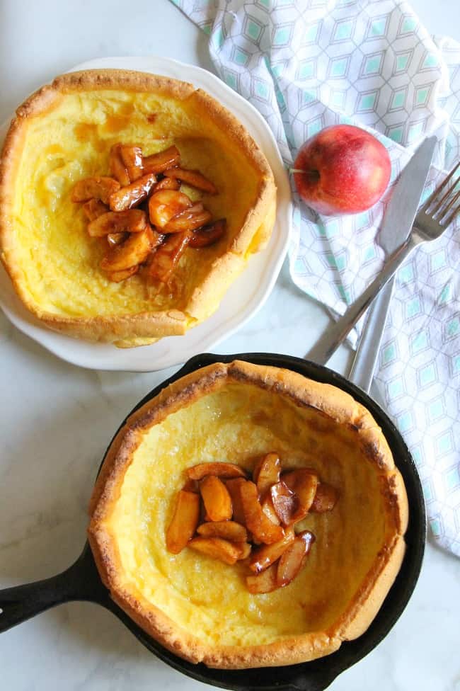 Caramel Apple Dutch Baby