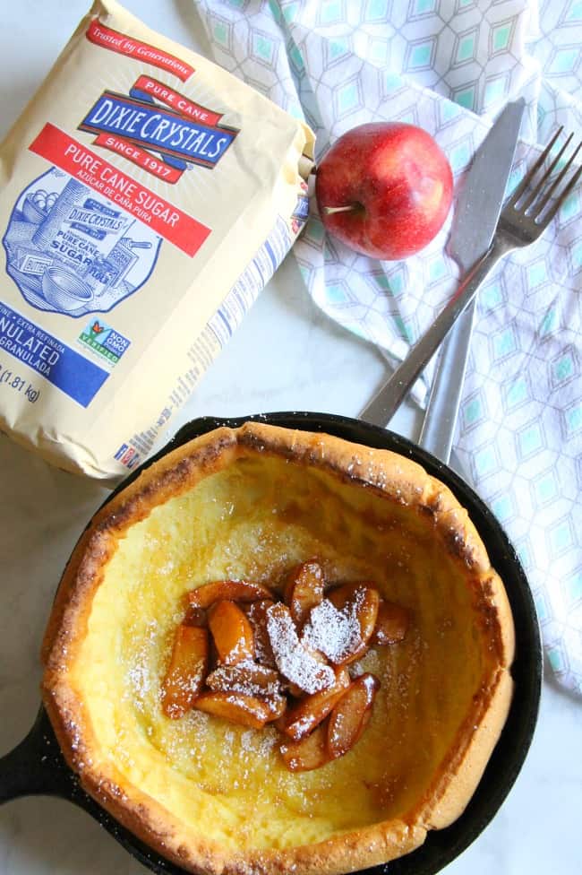 Caramel Apple Dutch Baby