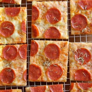 Puff Pastry Pepperoni Pizza