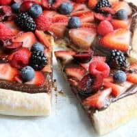 Mixed Berry Fruit PIzza
