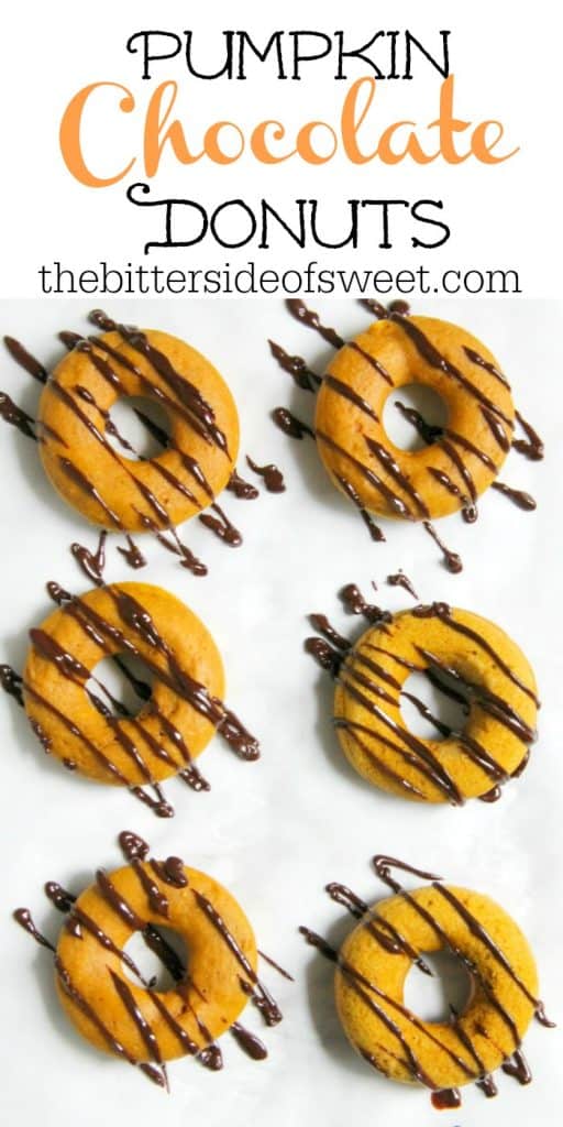 Pumpkin Chocolate Donuts