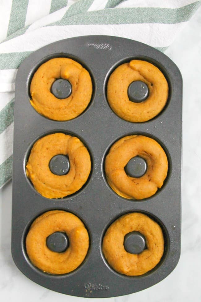 Pumpkin Chocolate Donuts