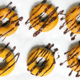 Pumpkin Chocolate Donuts