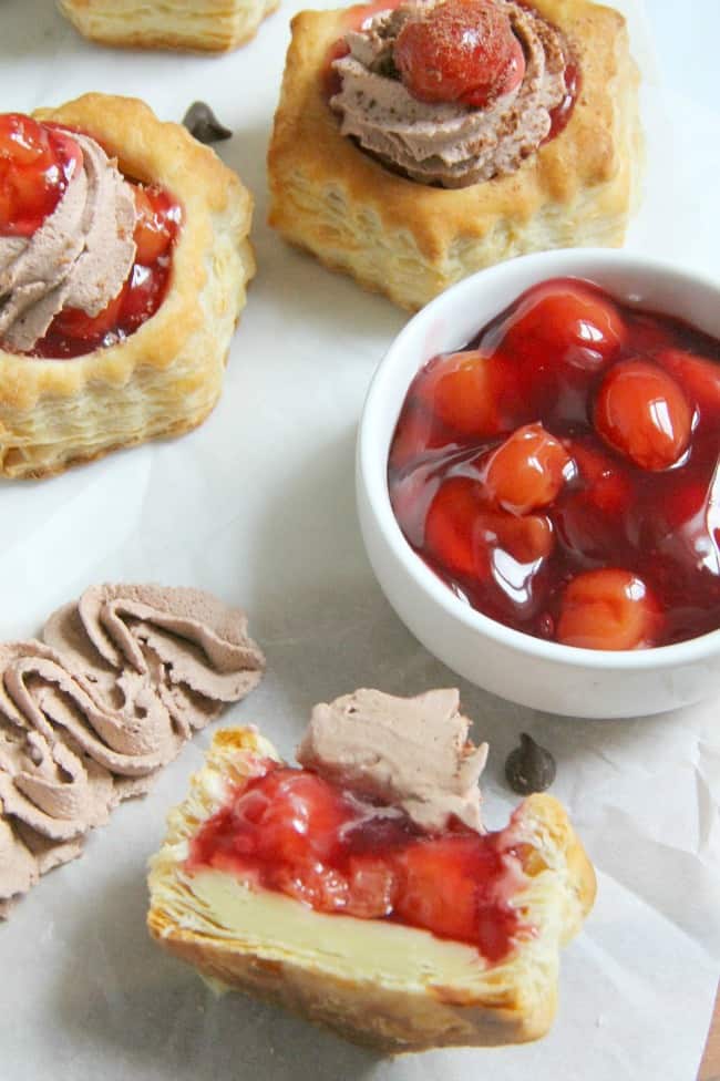 Black Forest Pastry Cups