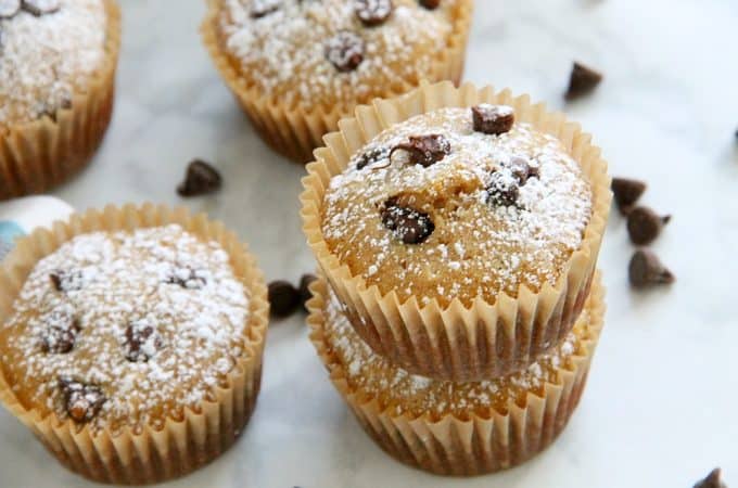 Chocolate Chip Oatmeal Muffins