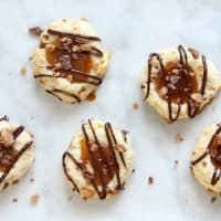 Toffee Thumbprint Cookies
