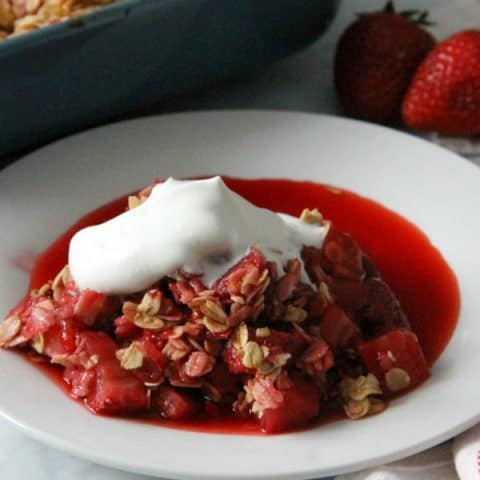 Easy Strawberry Crisp Recipe
