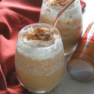 Easy Pumpkin Frappuccino in glass