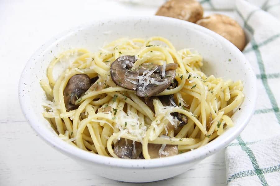 Mushroom Pasta with mushrooms