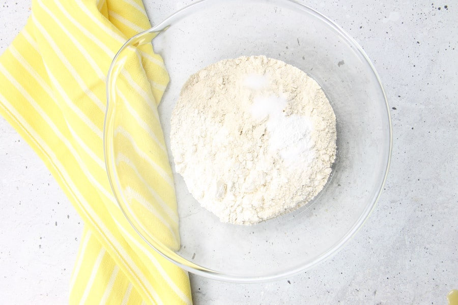 Lemon Chia Muffins dry ingredients