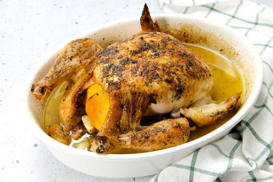 Oven Baked Whole Chicken - The Bitter Side of Sweet