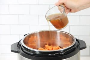 Instant Pot Mashed Sweet Potatoes with Cinnamon with butter