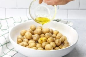 Roasted Rosemary Potatoes with olive oil