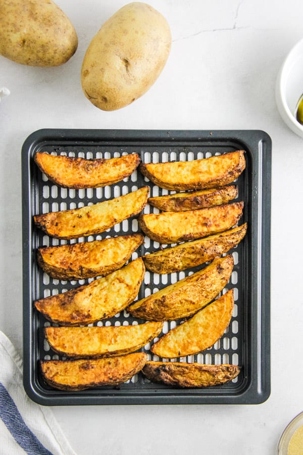 Potato Wedges made in the Emeril - Two Peas and Their Pod