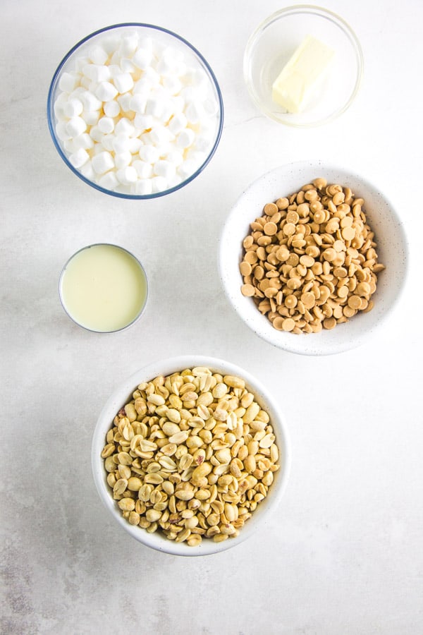 Salted Nut Roll Bars ingredients