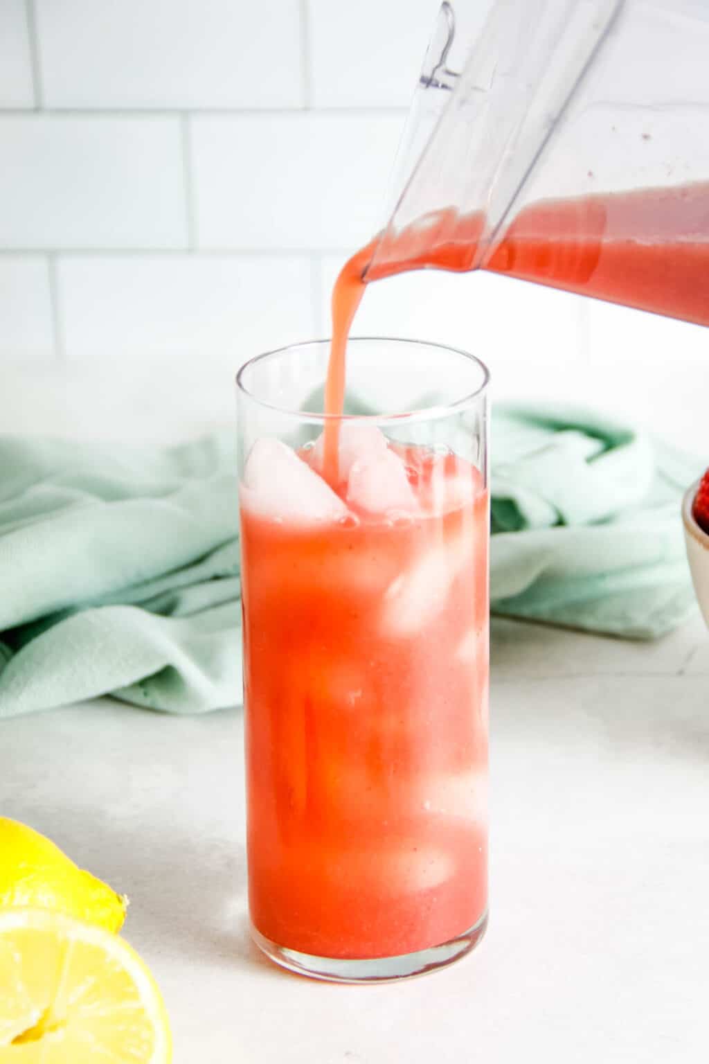 Strawberry Black Tea Lemonade The Bitter Side of Sweet