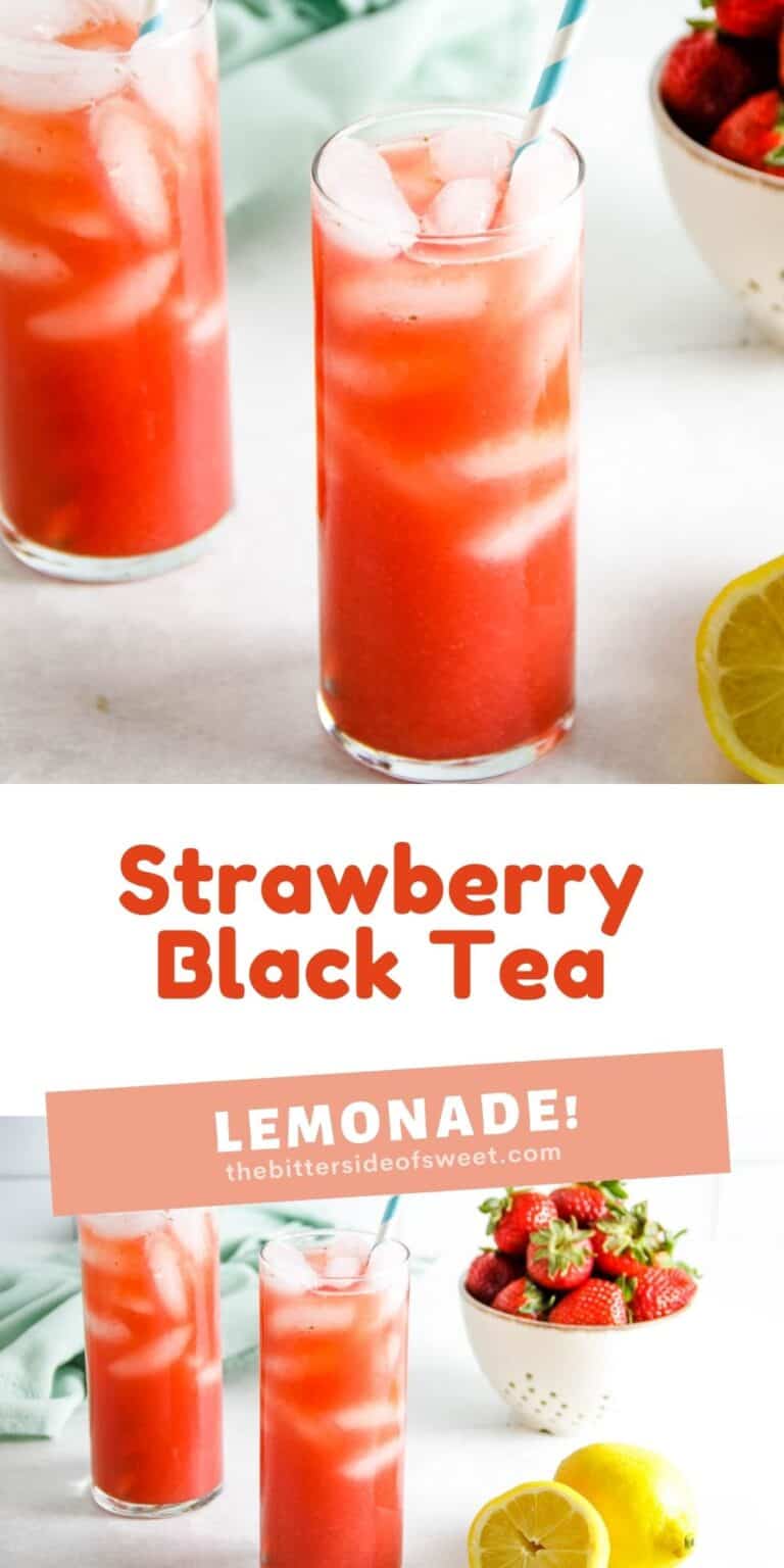 Strawberry Black Tea Lemonade The Bitter Side of Sweet