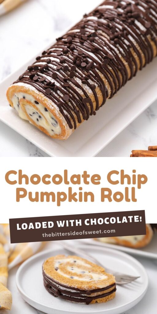 Chocolate Chip Pumpkin Roll