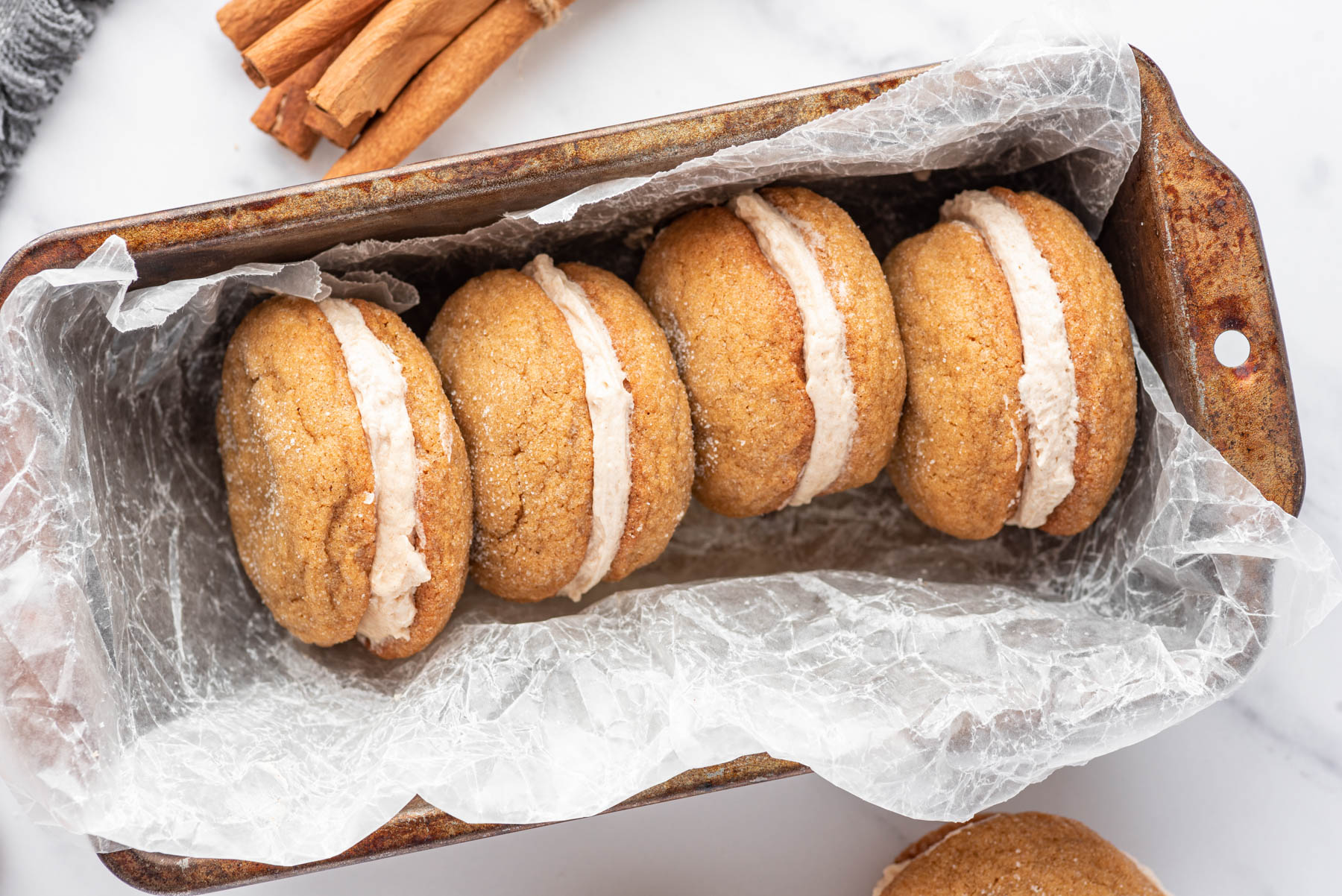 Ginger Molasses Cookie Sandwiches The Bitter Side of Sweet