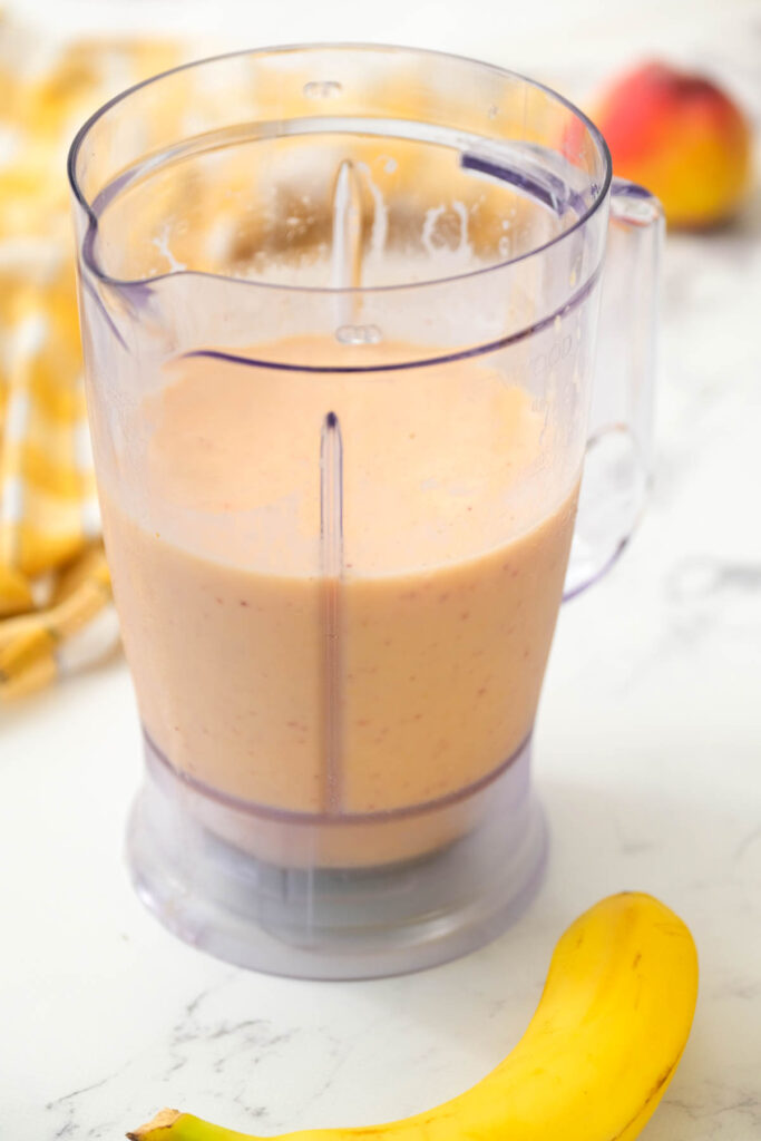 Peach Honey Yogurt Smoothie The Bitter Side of Sweet