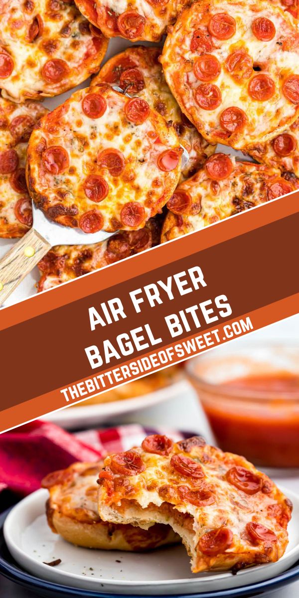 Air Fryer Bagel Bites (HOMEMADE) The Bitter Side of Sweet